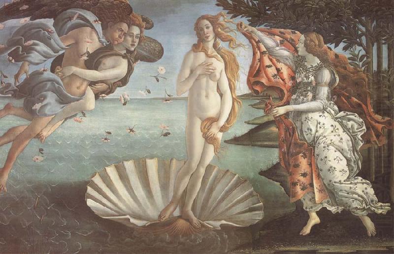 The birth of Venus, Sandro Botticelli